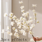 décoration intérieure bouquet fleurs artificielles rose naturel blanc orange rouge bleu vase minimaliste