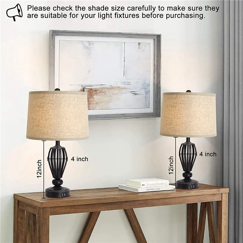lampe table moderne abat jour tissu lin noir beige opacité assemblage flux lumineux basse