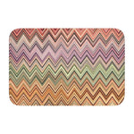 tapis moderne multicolore zigzag antidérapant polyester extérieur intérieur bain chambre