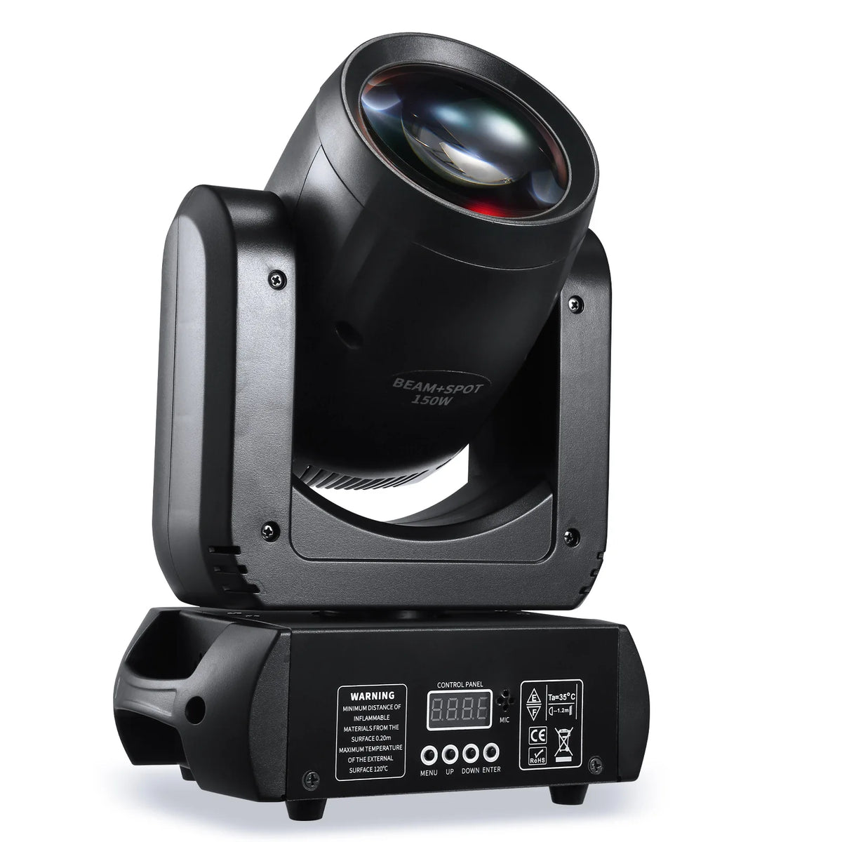projecteur led mobile 150w noir moderne effet scène dji dmx disco club
