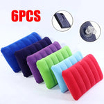 coussin gonflable portable cou coloré fibre pvc moderne imperméable extérieur camping voyage