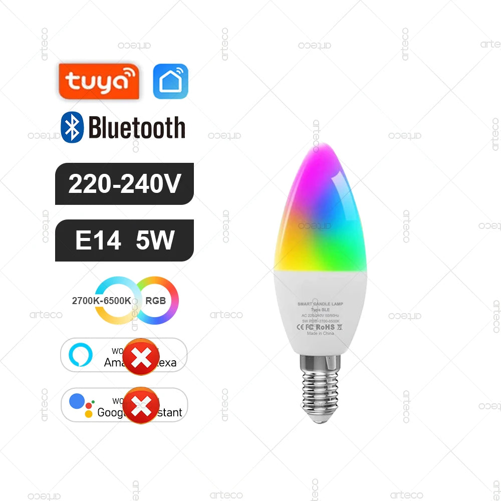 ampoules led intelligentes e27 blanc multicolore rgb transparentes modernes technologiques compatible alexa google