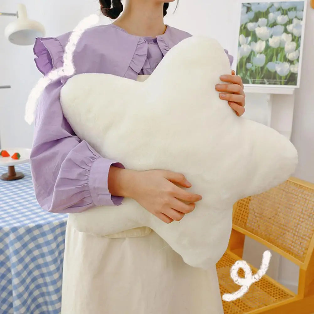 coussin étoile jaune rose coton fibre anti décubitus moderne douillet cuisine lit