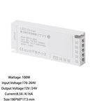 alimentation led armoire 12v 24v 100w 150w 60w blanc moderne sans fixation câble prise