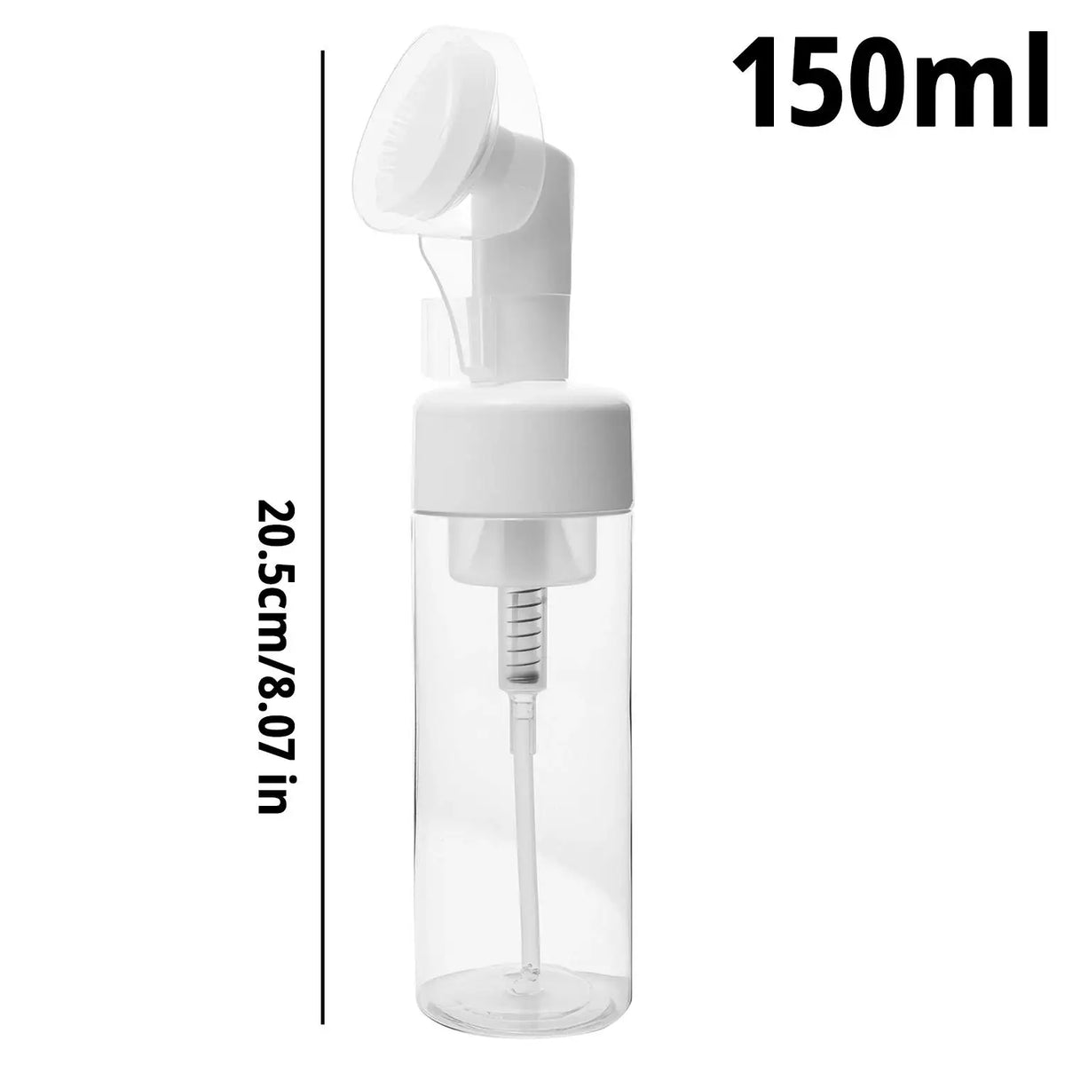 flacons mousse main transparents modernes 150ml 50ml 30ml pompe rechargeable