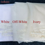voile mariée blanc strass classique élégant bridal veil crème écru soirée