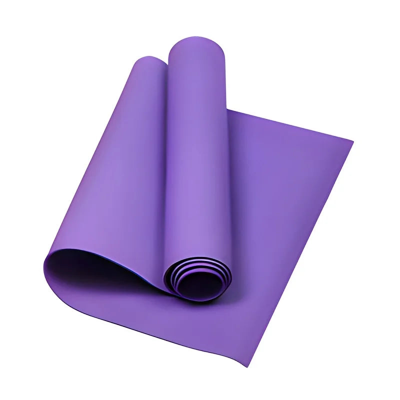tapis yoga violet rose noir moderne antidérapant fitness gym pilates gymnastique sport portable