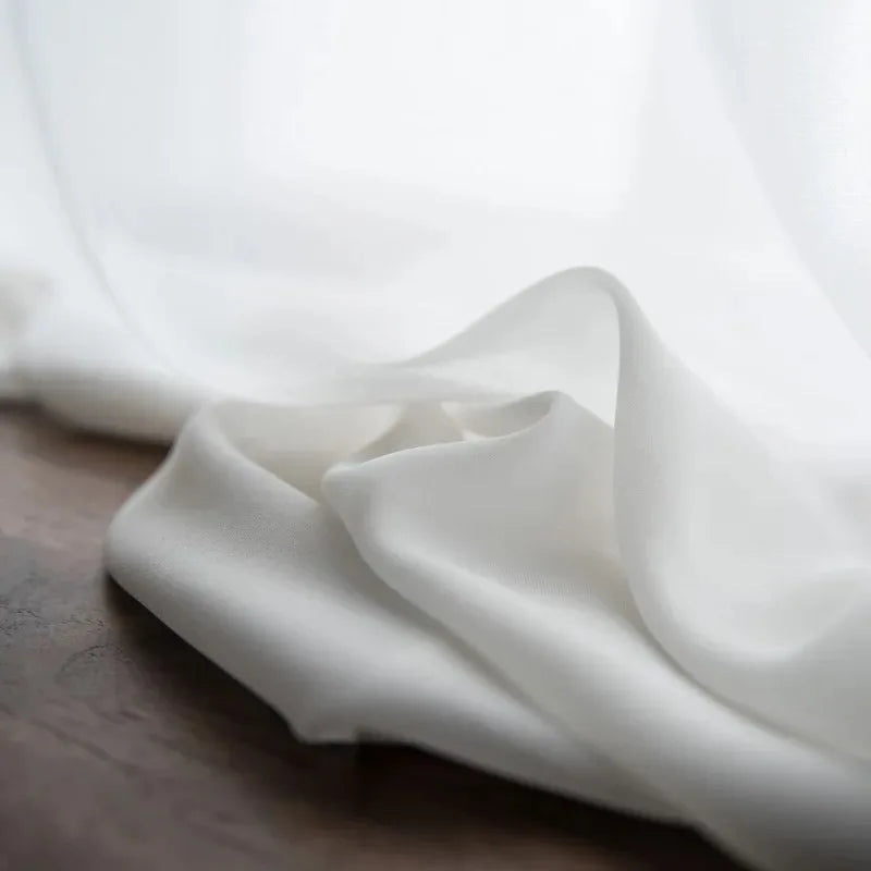 rideau blanc translucide moderne minimaliste 100 polyester japon coréen 140x240cm