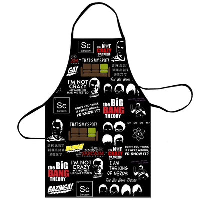 Tablier professionnel de cuisine bleu marine pour BBQ