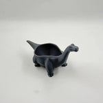cache pot forme dinosaure gris sculpté relief créatif plante opacité décoration multifonctionnelle