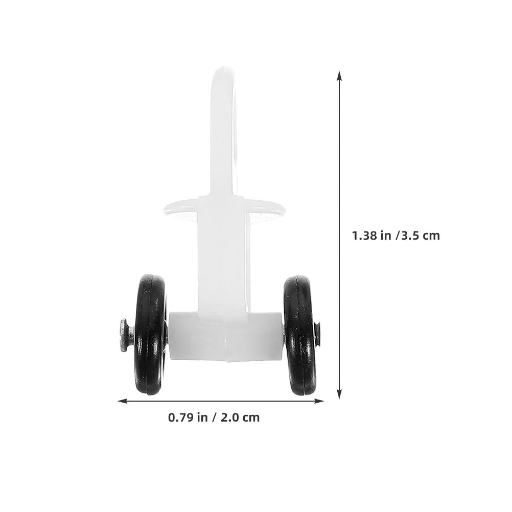 clips fixation blanc noir gliders modernes transparents rideaux rouleaux rail plastique gọn gọn
