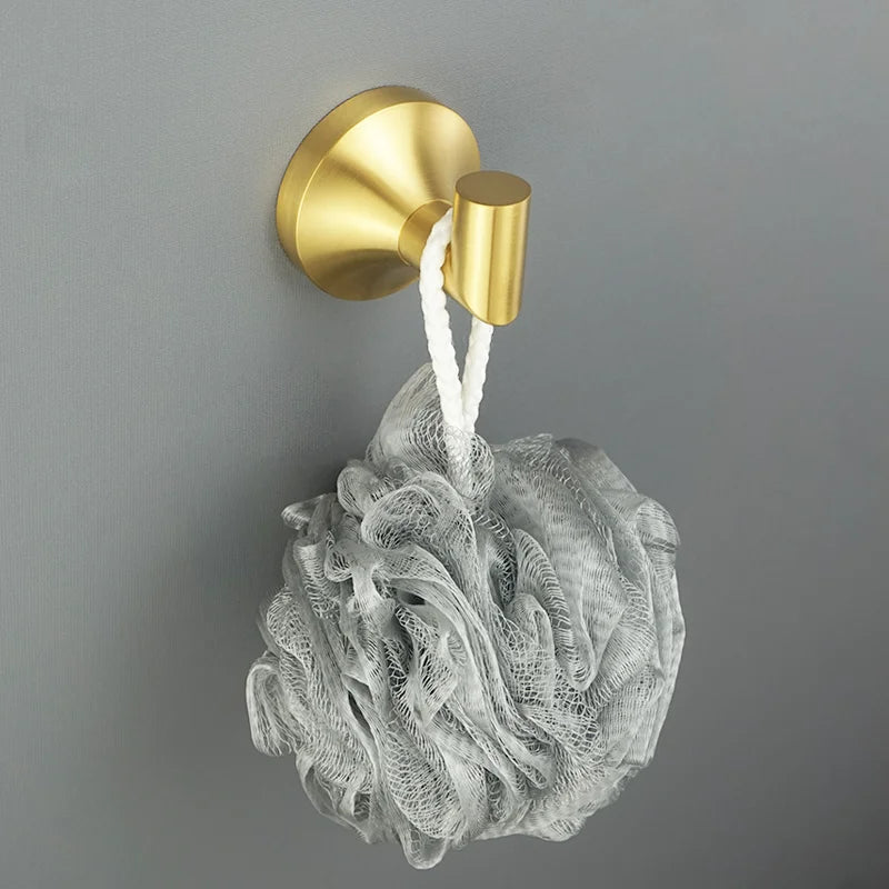 accessoires salle bain doré porte savon porte savonnette porte serviettes moderne minimaliste