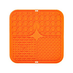 tapis nourriture silicone anti glisse anti etouffement bleu violet vert gris orange moderne slow