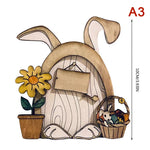 décoration maison porte miniature bois fantaisie motifs champignons rouges vertes