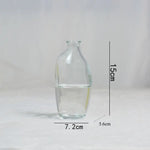 vases transparent modernes marron orange décoration maison simple minimaliste