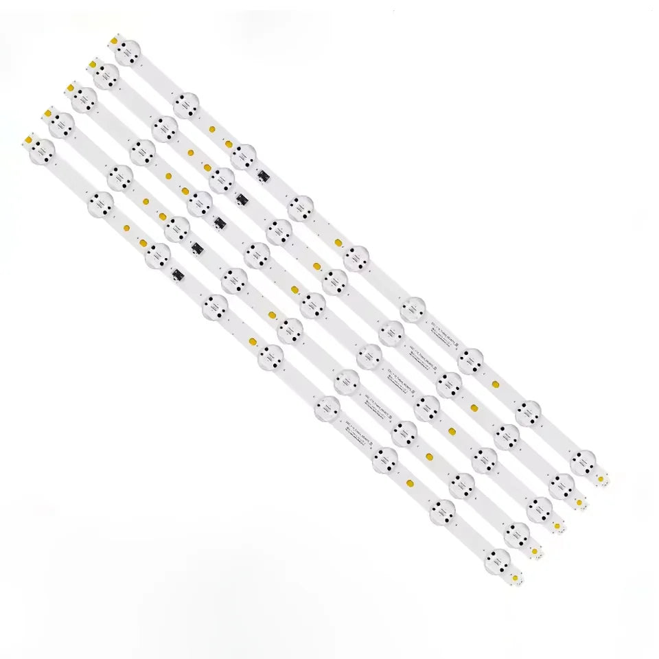 bande led rétro éclairage blanc clips modernes connecteurs 6v 713mm