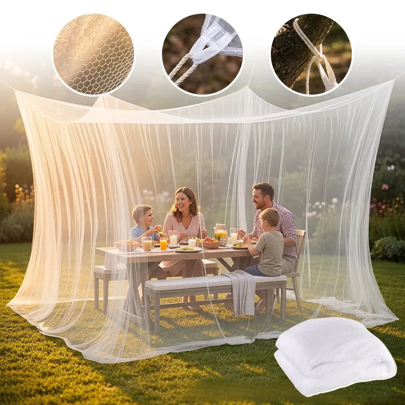 filet anti moustiques blanc moderne extérieur camping portable extra large traité insecticide pliable corde