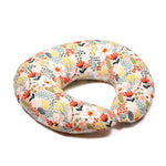 coussin allaitement bébés mois polyester coton moderne doux fleurs motifs géométriques