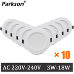 Spot LED 220V blanc moderne encastrable décoration intérieure chambre salon 18W 21W