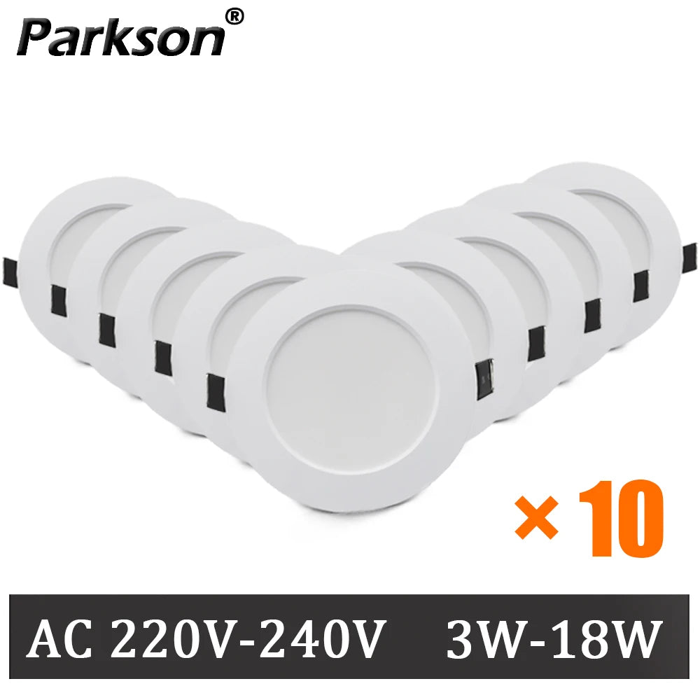ampoule led spot blanc 18w 220v encastrable moderne chambre salon clips fixations