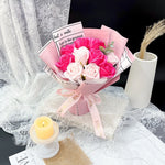 bouquet roses artificielles classique décoration mariage anniversaire intérieur festive pendaison crémaillère
