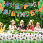 guirlande lettres happy birthday multicolore insectes coccinelle scarabée abeille festive enfant