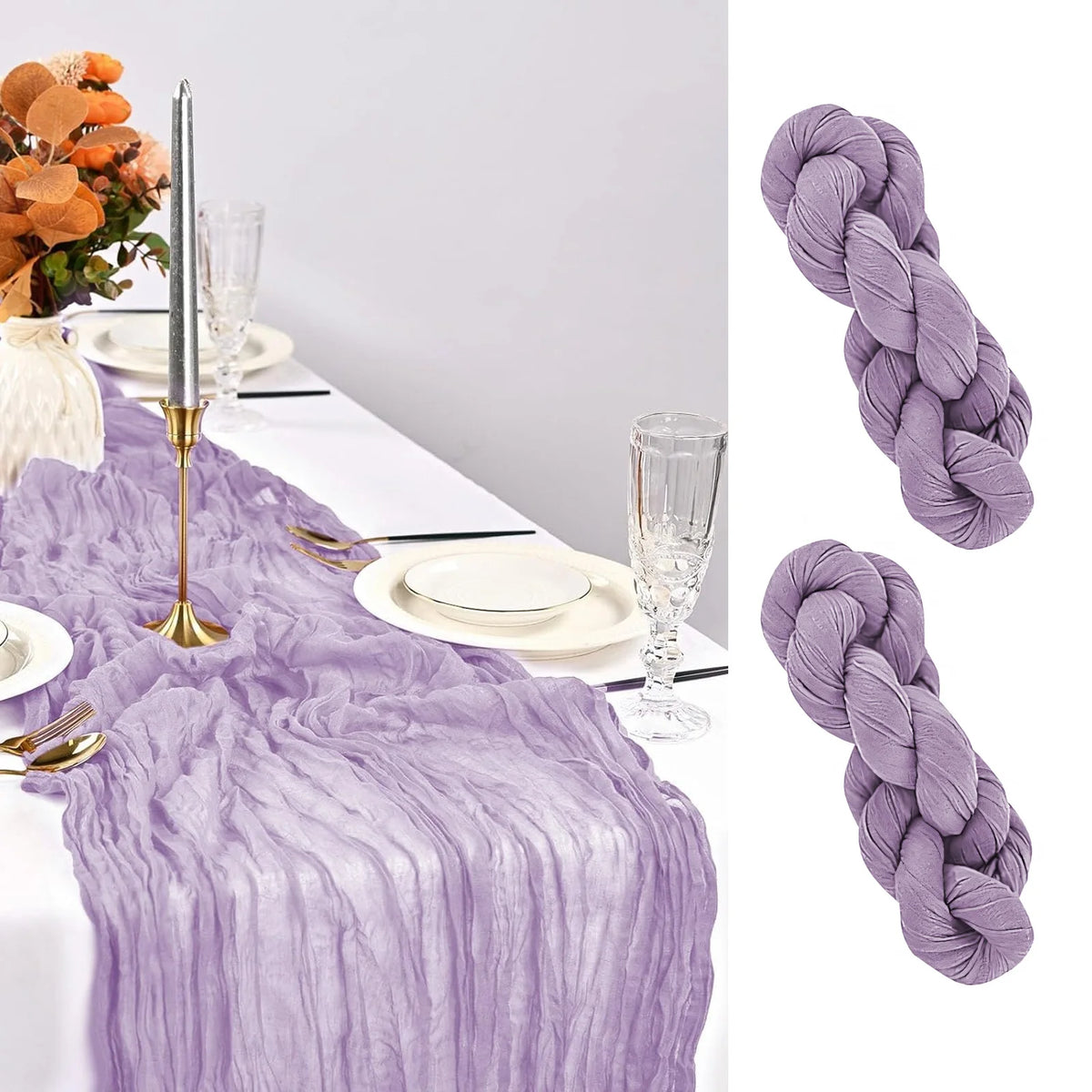 tableau chemin table vert bleu violet beige rayures horizontales opacité texturé rustique mariage fête