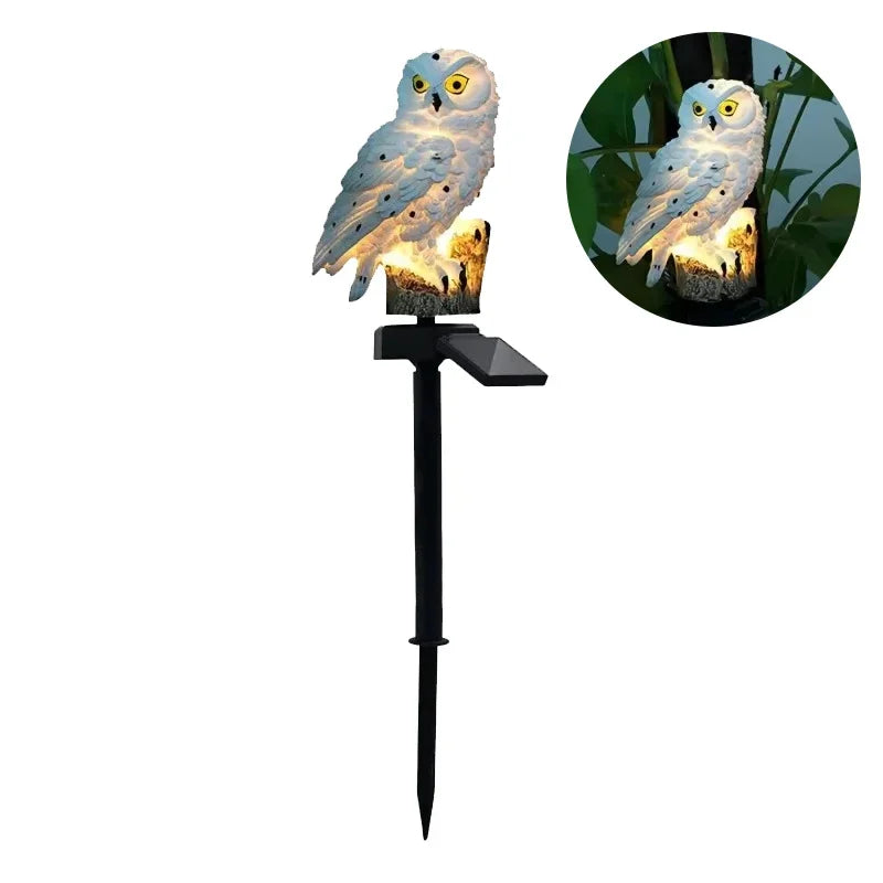 lampe solaire extérieure blanc rouge bleu vert marron texture résinée motifs floraux décoration jardin