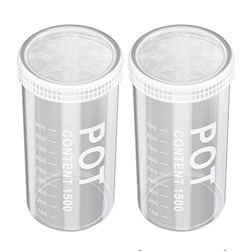 conteneur réfrigerateur transparent moderne 600ml 800ml 1000ml 1500ml scellé réutilisable sans motif