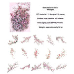 décorations florales séchées naturelles violettes roses vertes orangées blanches plantes fleurs