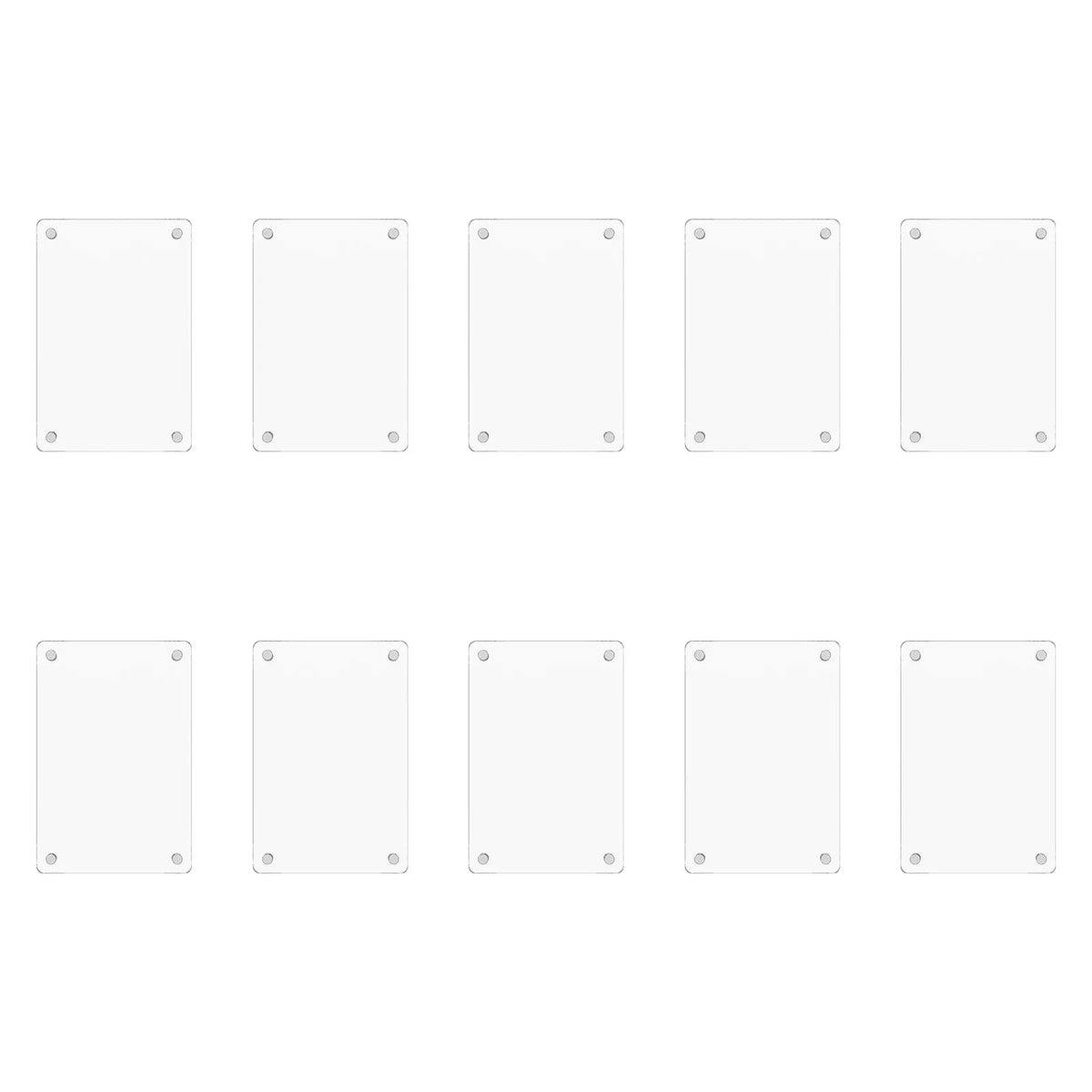 cadres photo magnétiques transparents modernes réfrigérateur instant photos affichage magnetic fridge picture frames
