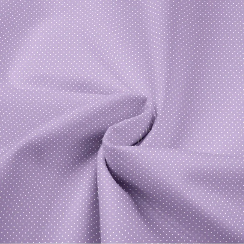 tissu popeline 100% coton imprimé petits points blancs beige rose violet bleu jaune moderne