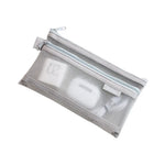 sac main vert maille moderne fermeture eclaire rangement chargeur cable boite données