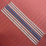 bandes led rétroéclairage téléviseur blanc bleu connecteurs électriques moderne aluminium fixations bouton poussoir