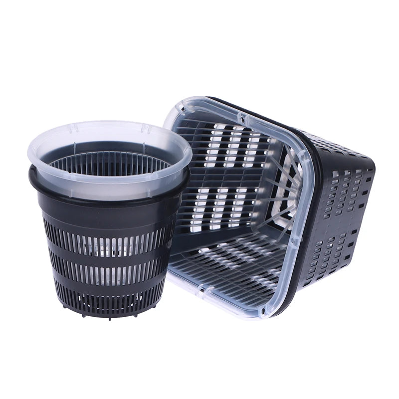 pots fleurs perforés modernes noirs blancs couvercle 11cm 12cm 14cm