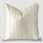 housse coussin rayures gris moderne 100 polyester 45x45cm sofa décoration chambre carreaux horizontaux