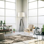 rideau moderne blanc opaque texture granuleuse autocollant décoration isolation thermique