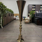 vase doré métal classique haut 100cm 65cm 75cm 90cm événement mariage