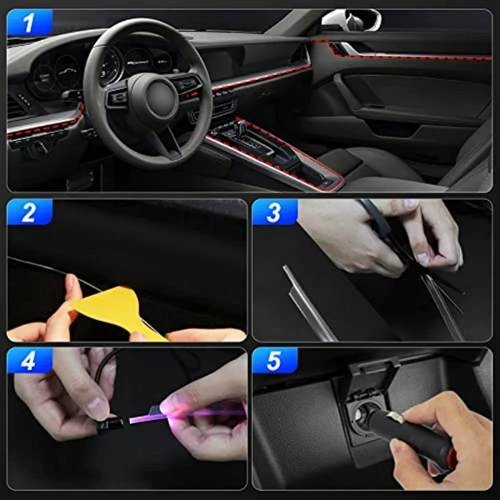 Application de contrôle Bluetooth pour bande LED néon voiture
