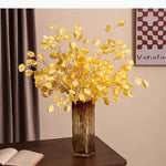 vase rectangulaire verre ambré motif texturé décoration moderne table opaque contemporain