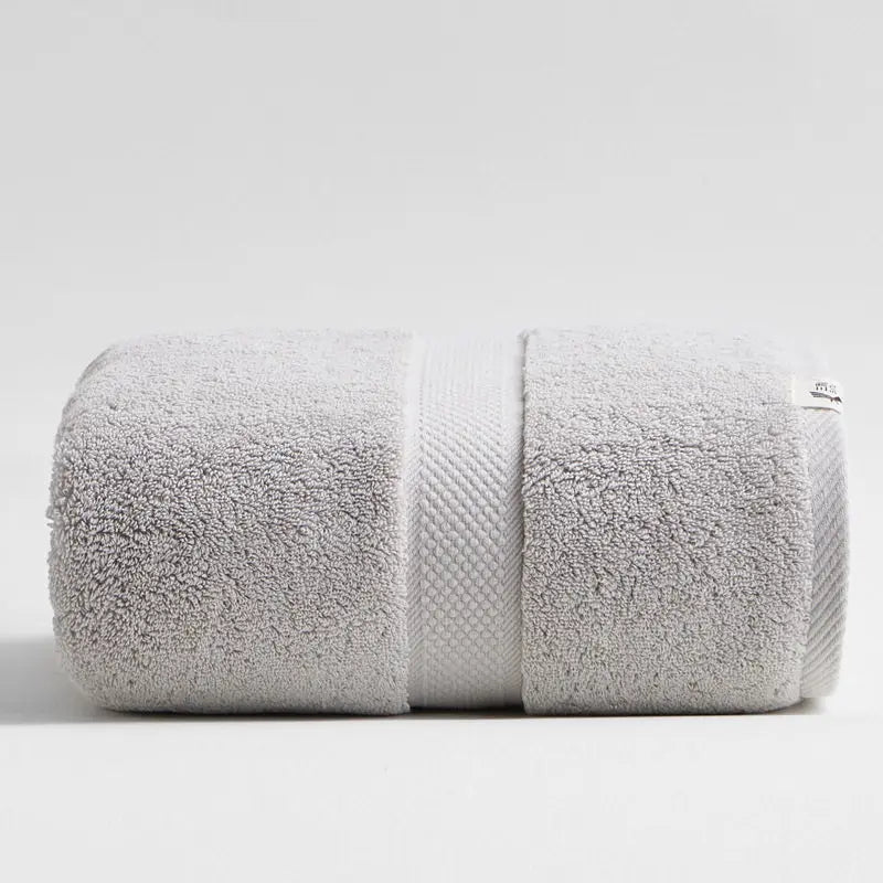 serviettes bain coton blanc gris bleu séchage rapide absorption rapide dimension 80x160cm