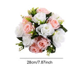 décoration intérieure bouquet artificiel blanc rose élégant mariage événement maison