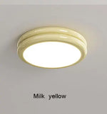 plafonnier led moderne vert blanc rouge opacité ronde lisse chambre salon