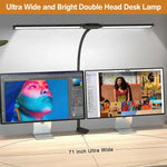 lampe led double tête clip type contemporaine télécommande modes couleurs
