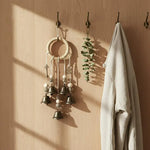 mobile sonore boho cloches marron blanc annuaire central decoration murale chambre salon