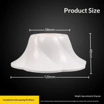 support lampe e27 blanc moderne sans fixation visible métal opaque