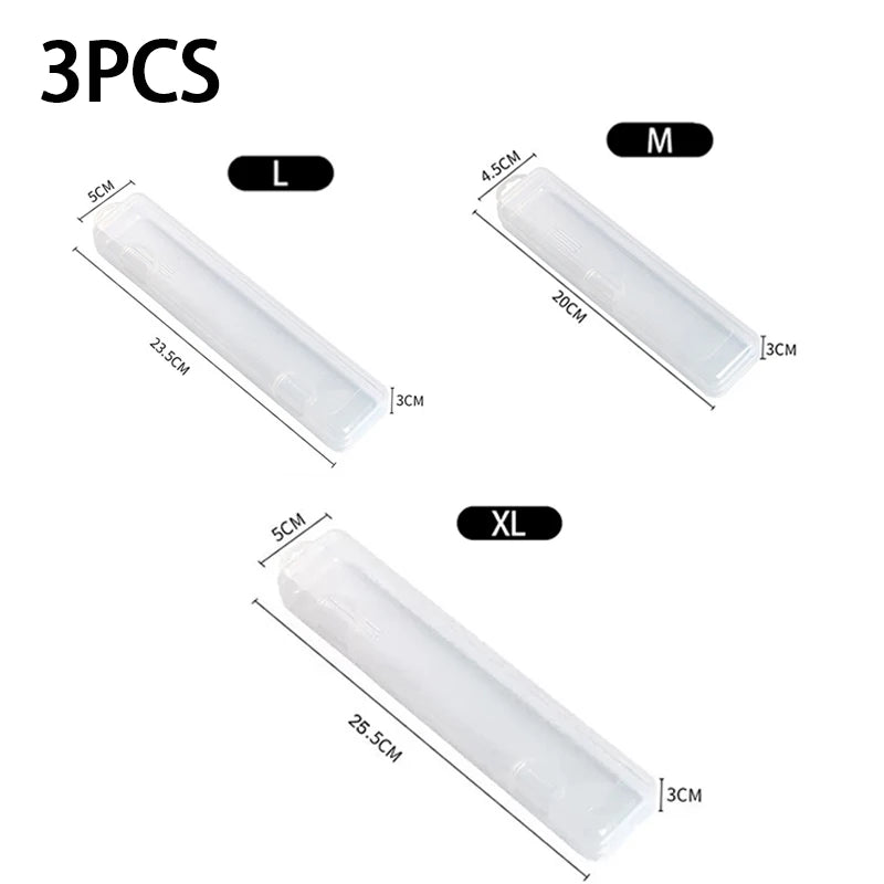 boîte rangement portable transparente clips respectueuse environnement utilisation multiple moderne pratique