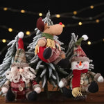 Vue d'ensemble des décorations de Noël en couleur saphir profond