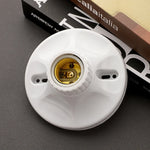 socquette ampoule e27 blanc rainurée moderne opale fixe support lampe minimaliste