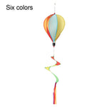 ballon air chaud multicolore rayures paillettes nuages clips décoratif moderne six motifs
